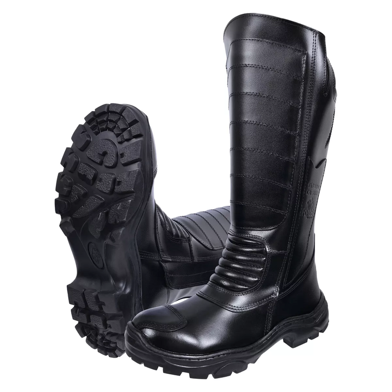 Bota Force Militar 7700 PRETO (com zíper)
